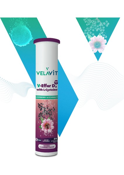 Effer D3 With L-Cysteine 20 Effervesan Tab modelleri