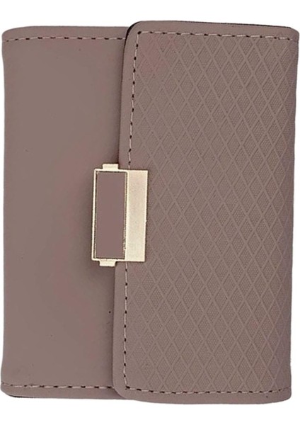 Kadın Ince Cüzdan Dayanıklı Küçük Cüzdan Kızlar Ekstra Kapasite Hediyesi Kahverengi (Yurt Dışından)