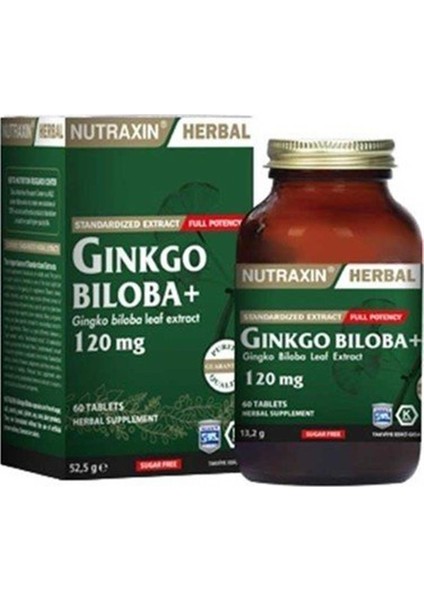 Ginkgo Biloba 120 Mg 60 Tablet