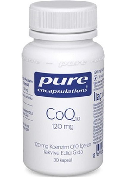 Pure Koenzim Q10 120 Mg 30 Kapsül fiyatları