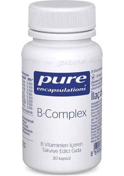 Pure B-Complex 30 Kapsül