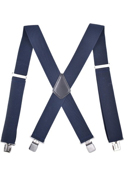 Sıradan Erkekler Kadın Suklayıcılar Arka Kemer Elastik Kayışları Yetişkinler Ayarlanabilir Koyu Mavi (Yurt Dışından) fırsatları