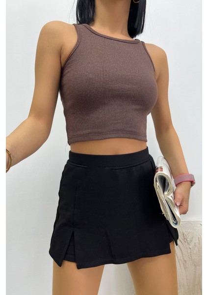 Kadın Halter Yaka Crop Bluz fırsatları