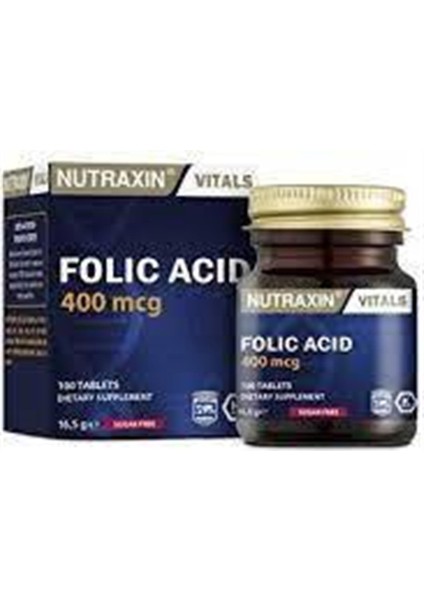 Folik Asit 400 Mcg 100 Tablet