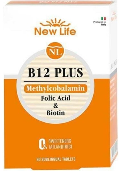 B12 Plus 60 Sublingual Tablets