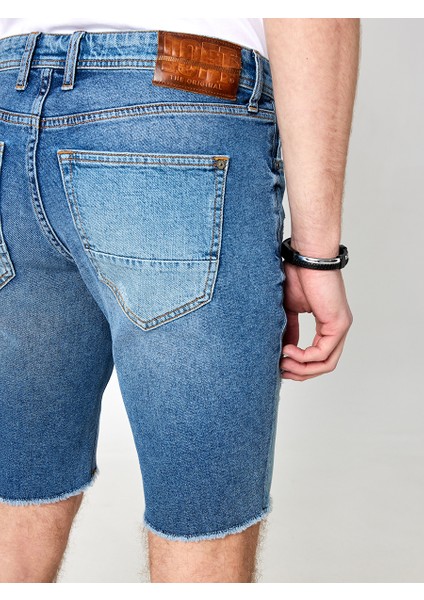 Slim Fit Erkek Şort