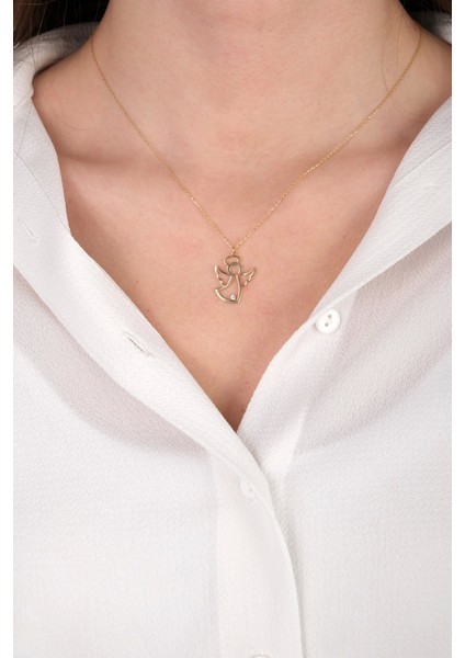 Güzide 14 Ayar Altın Melek Kolye fiyatları