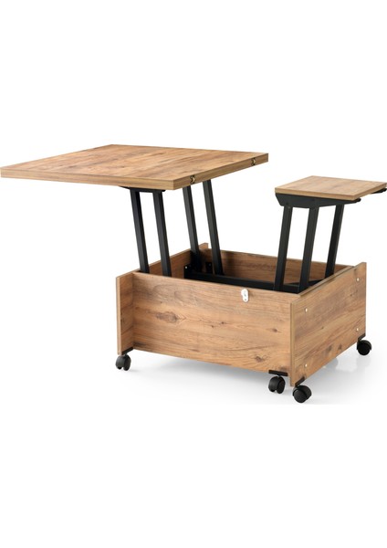 Akıllı Sihirli Tekerlekli Orta Sehpa 75 x 75 cm indirimleri