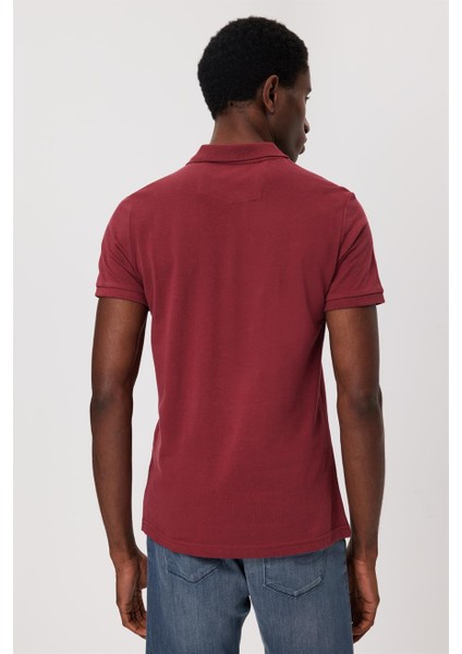 Twıns Erkek Polo Yaka T-Shırt Bordo fırsatları