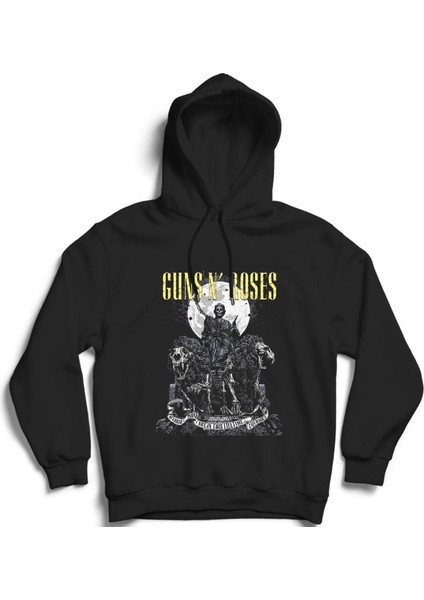 Guns N' Roses, Moon And Lions Rock Metal Kapüşonlu Sweatshirt Hoodie