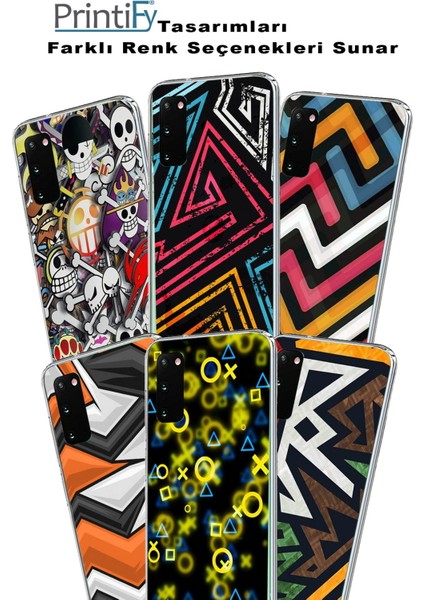 Apple iPhone 13 Pro Max Uyumlu Kapak Grafiti Tasarımlı Şeffaf Silikon Kılıf