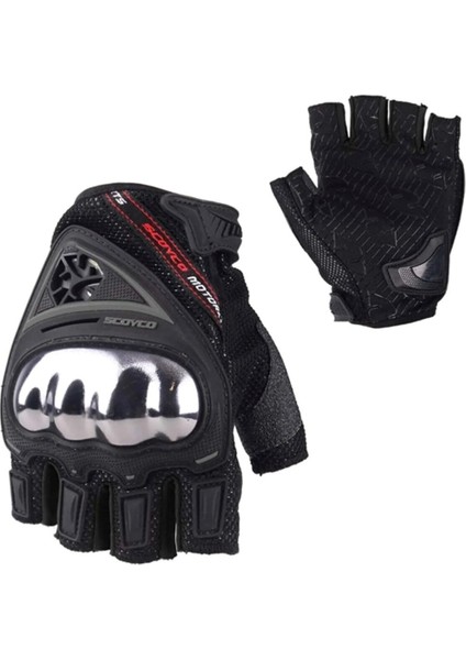 MC44D Yarim Parmak Motosiklet Eldiveni Siyah fiyatları