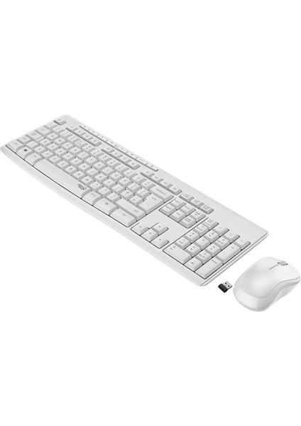 Life Teknoloji Everest KM-7500 Beyaz Kablosuz Q Multimedia Klavye + Mouse Set Tr Q