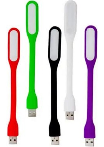 USB Kitap Okuma Aydınlatma Ledi Gece Lambası - 5'li (Leptop-Notebook Uyumlu)