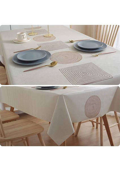 120*120 cm Iskandinav Tasarım Pvc Su Geçirmez Masa Örtüsü (Yurt Dışından) fiyatları