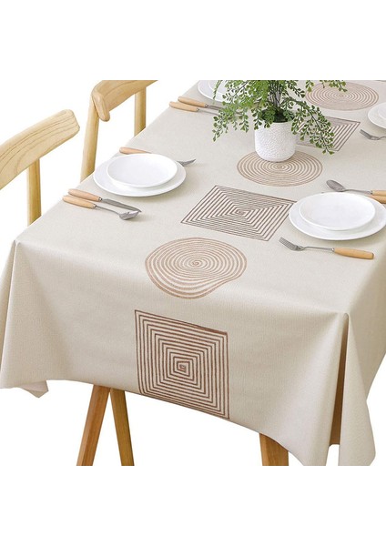 137*180CM Iskandinav Desenli Pvc Su Geçirmez Masa Örtüsü (Yurt Dışından) indirimleri