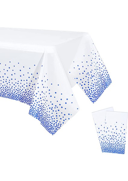 2 Tek Kullanımlık Masa Örtüsü 137 x 274 cm (Beyaz) (Yurt Dışından)
