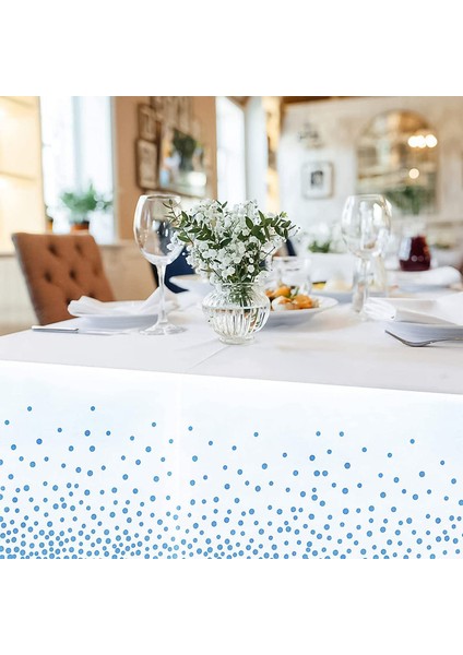 2 Tek Kullanımlık Masa Örtüsü 137 x 274 cm (Beyaz) (Yurt Dışından) fırsatları