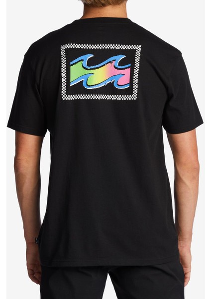 Crayon Wave Ss Erkek Siyah T-Shirt ABYZT01697-BLK