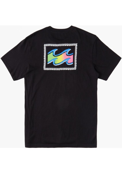 Crayon Wave Ss Erkek Siyah T-Shirt ABYZT01697-BLK