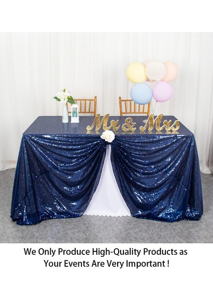 152 x 259CM Payetli Masa Örtüsü Lacivert (Yurt Dışından) modelleri