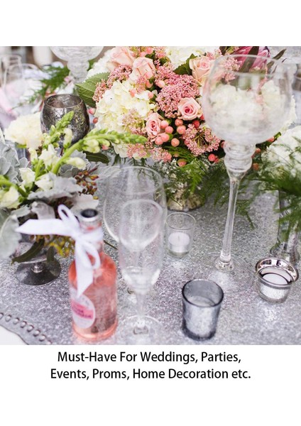 120CM Gümüş Yuvarlak Masa Örtüsü Pullu Masa Örtüsü (Yurt Dışından) modelleri