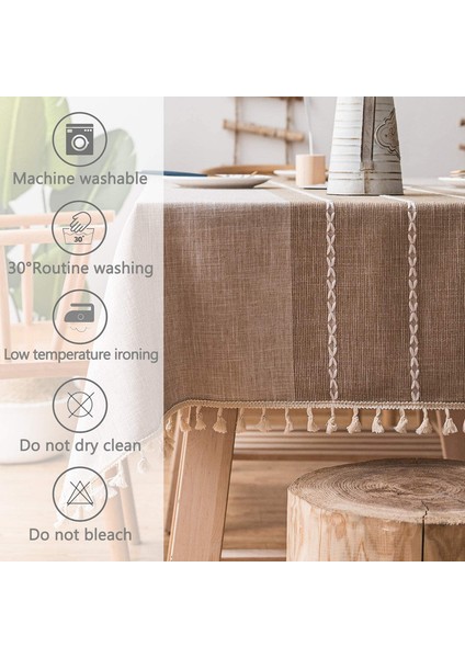 140X300CM Haki Renkte Saçaklı Masa Örtüsü (Yurt Dışından) indirimleri