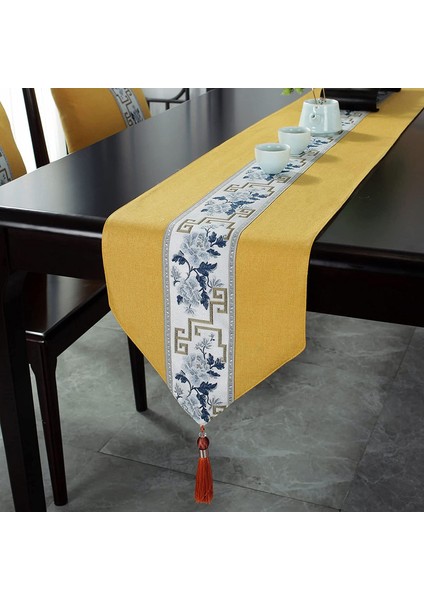 Yeni Çin Masa Bayrağı (Sarı, 33X160CM) (Yurt Dışından) modelleri