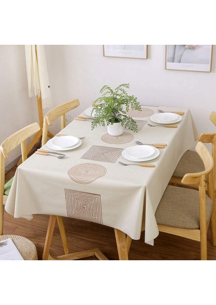 137*200CM Iskandinav Tasarım Pvc Su Geçirmez Masa Örtüsü (Yurt Dışından) fırsatları