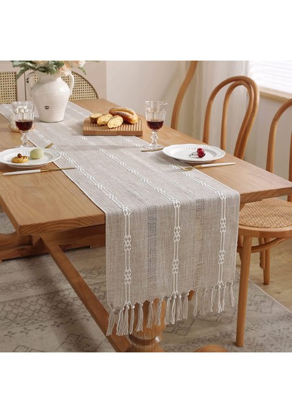 Bambu Masa Bayrağı (Haki, 38X240CM) (Yurt Dışından)