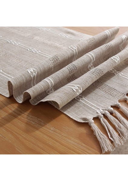 Bambu Masa Bayrağı (Haki, 38X228CM) (Yurt Dışından) fırsatları