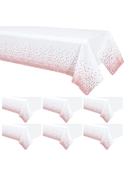 6 x 137*274CM Gül Altın Nokta Parti Masa Örtüleri (Yurt Dışından) fiyatları