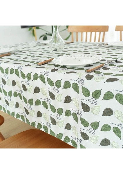 Yaprak Motifli Masa Örtüsü 140X220CM (Yurt Dışından) fırsatları