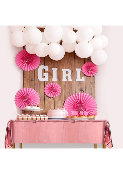 Set 4'lü Masa Örtüsü Metalik Pembe Altın 137X274 cm (Yurt Dışından) fırsatları