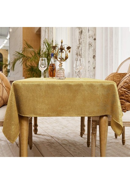 140X240CM Ziyafet Masa Örtüsü (Altın) (Yurt Dışından) fiyatları