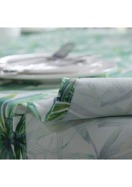 140X180CM Bambu Yapraklı Masa Örtüsü Deseni (Yurt Dışından) fırsatları