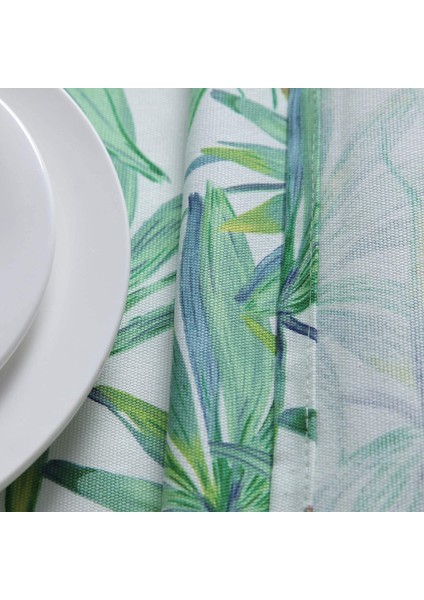 140X180CM Bambu Yapraklı Masa Örtüsü Deseni (Yurt Dışından) indirimleri