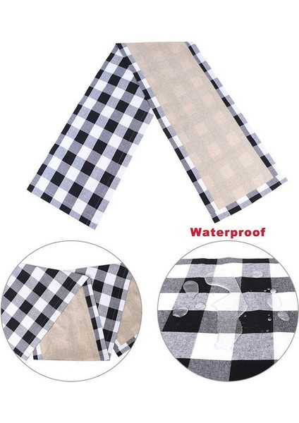 35X183CM Siyah Beyaz Masa Sırtı (Yurt Dışından) fırsatları