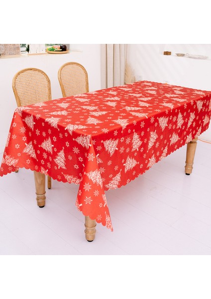 Masa Örtüsü Baskılı 180X140CM (Noel Ağacı) (Yurt Dışından)