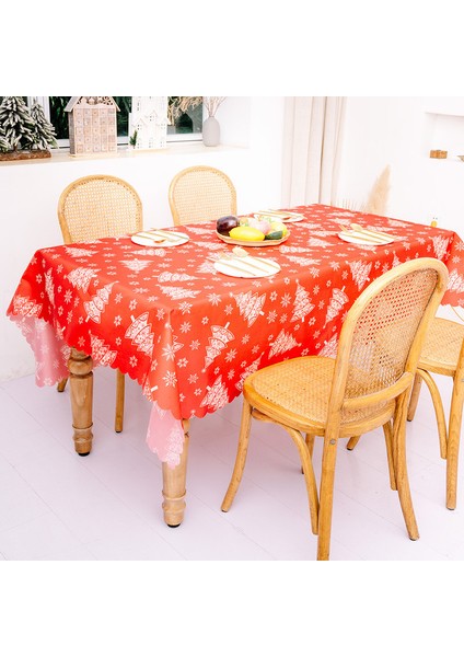 Masa Örtüsü Baskılı 180X140CM (Noel Ağacı) (Yurt Dışından) fiyatları