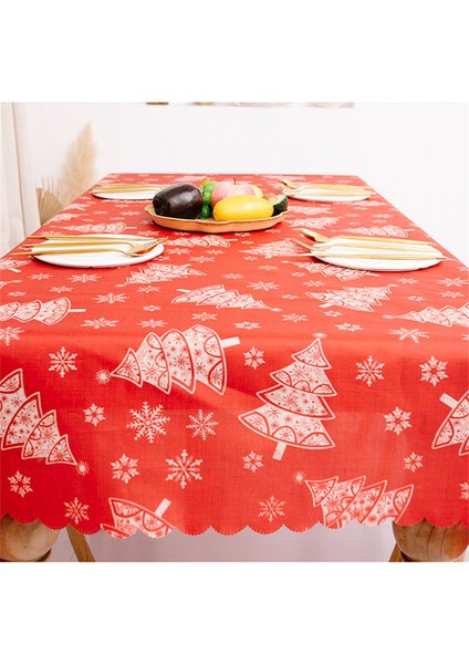 Masa Örtüsü Baskılı 180X140CM (Noel Ağacı) (Yurt Dışından) modelleri
