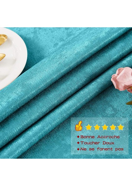 145X300CM Ziyafet Masa Örtüsü (Mavi Göl) (Yurt Dışından) fırsatları