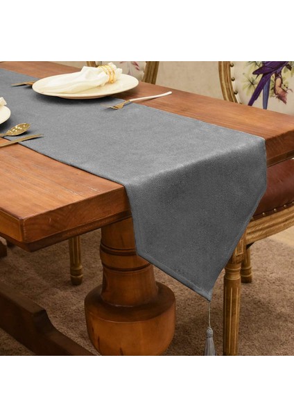 Basit Masa Bayrağı (Gri 35CM*300CM) (Yurt Dışından) modelleri