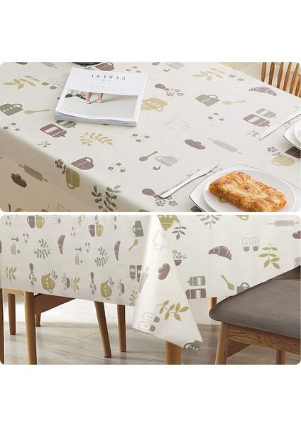 138X200CM Leke Tutmaz Masa Örtüsü (Çay Seti) (Yurt Dışından) indirimleri
