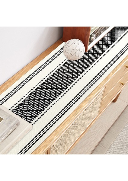 Dokuma Masa Bayrağı (Siyah 35*180CM) (Yurt Dışından) modelleri