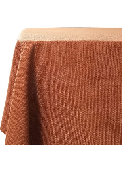140*180CM Klasik Tarzda Masa Örtüsü (Turuncu) (Yurt Dışından)