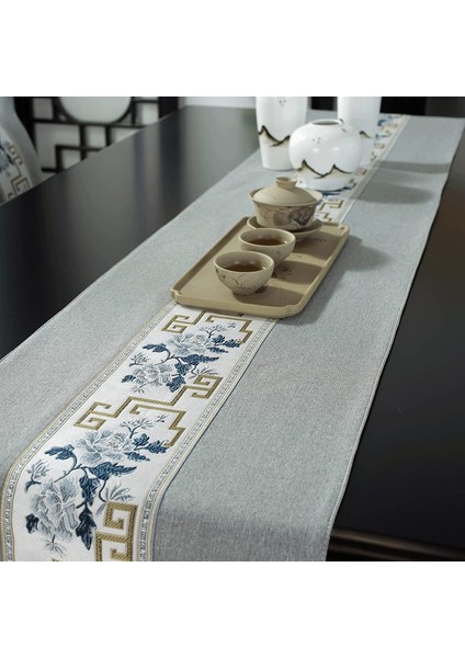Yeni Çin Masa Bayrağı (Gri, 33X260CM) (Yurt Dışından) fırsatları