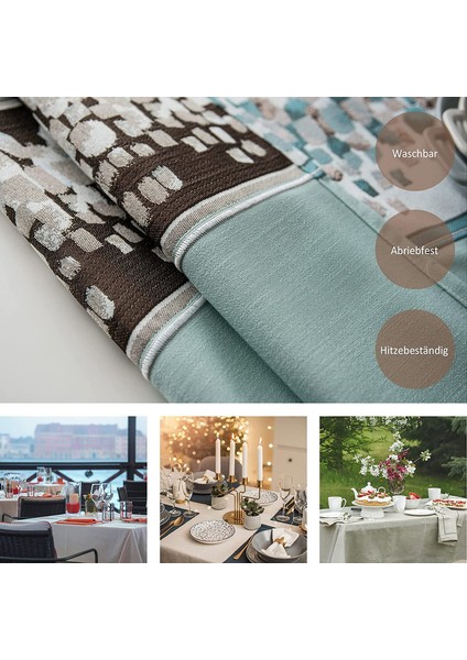 135X200CM Mavi Yeşil Yıkanabilir Masa Örtüsü (Yurt Dışından) fiyatları