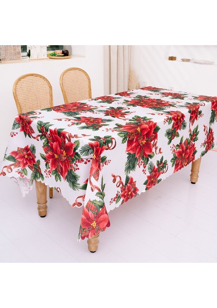 Masa Örtüsü Baskılı 180X140CM (Çiçekler) (Yurt Dışından)