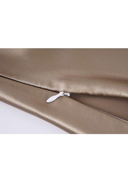 48 x 74 cm Ipek Yastık Kılıfı Kahve (Yurt Dışından) fırsatları